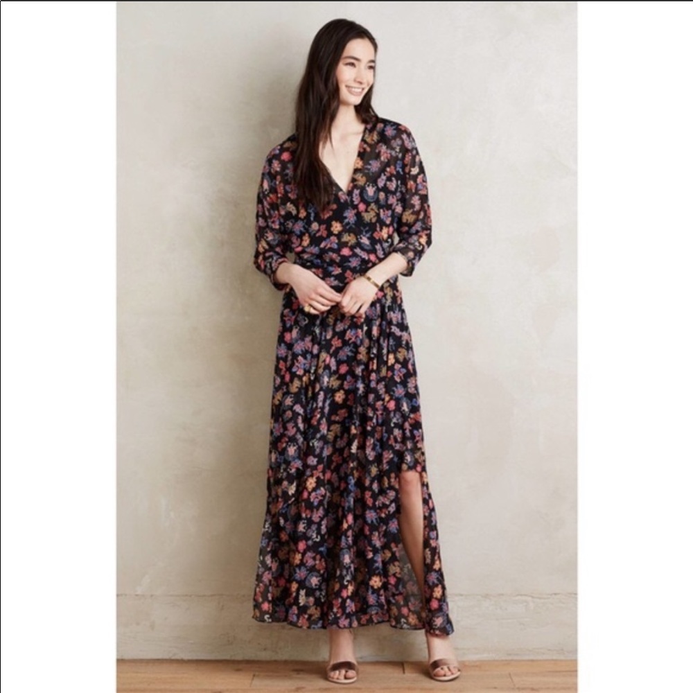 Anthropologie HD in Paris Varina Floral Maxi Dress